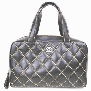 Chanel Wild Stich Black Leather bag